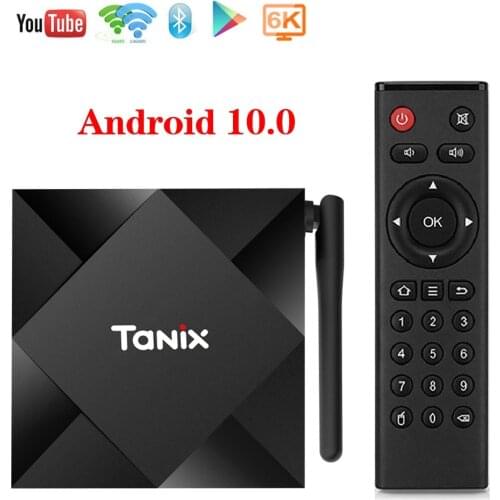 Tanix TX6S TV BOX Android 10 4GB 64GB Allwinner H616 QuadCore TVBox H.265 6K Media player TX6 Android 10.0