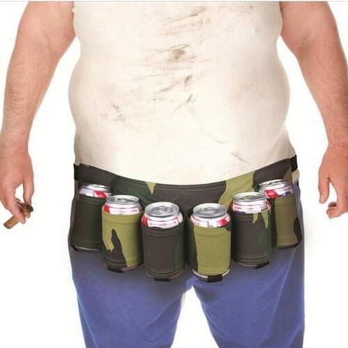 Outdoor Beer Belt Backpack To Carry Drinks Can Hold 6 Bottles of Beer Slimming Belt Picnic Bags