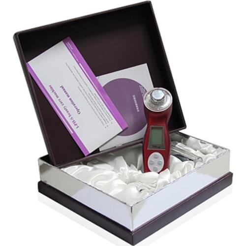 3MHZ 3 Colors Ultrasound skin Massager Galvanic Sonic Face LED Photon Skin Care Ultrasonic Portable Cleaner Body Beauty Device