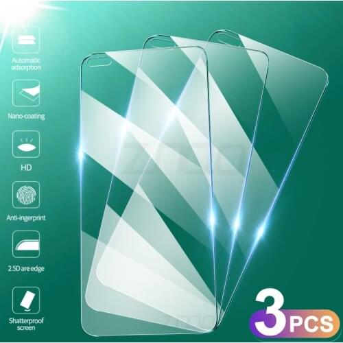 3Pcs Tempered Glass For Huawei P30 P40 P20 Pro Glass Screen Protector For Huawei P20 P30 P40 Lite E Protective Glass Film