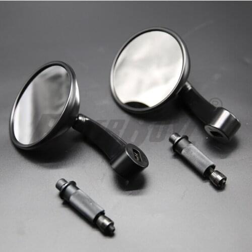 Rearview motorcycle rear view side mirrors 2Pcs/Pair motorbike retroviseur scooter retrovisor moto bar end mirror