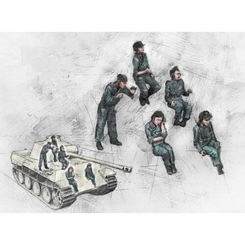 1/35 Resin Figure Model Kit Unassambled Unpainted S60