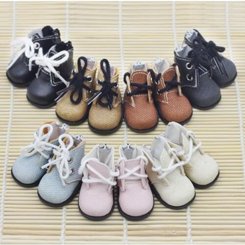 4.5*2.5cm Mini Doll Boots for 1/6 BJD Dolls and 15cm 20cm Plush EXO Doll Shoes Toy Dolls&Accessories Russian Dolls Free Shipping