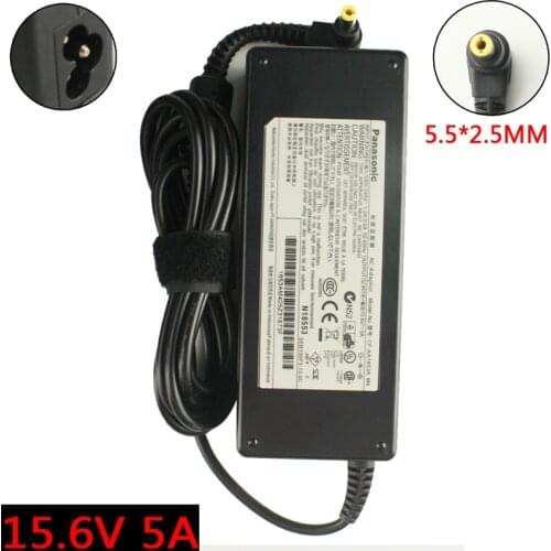 15.6V 5A 5.5*2.5mm AC Adapter For Panasonic ToughBook CF-30 CF30 CF-51 CF-AA1653A Charger