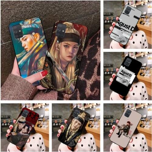 Agust D S-Suga King Phone Case For Samsung Galaxy A52 A21S A02S A12 A31 A81 A10 A30 A40 A50 A70 A80 A71 A51 5G