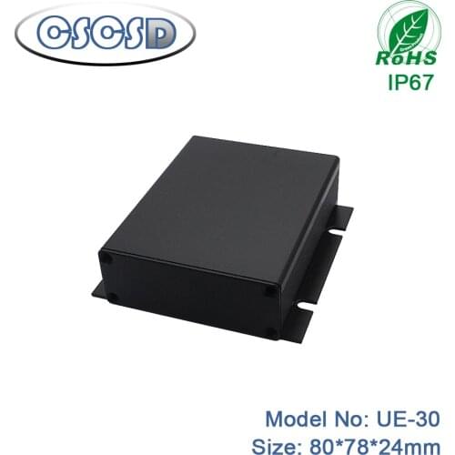 Aluminium pcb project box wall mounted metal enclosure junction box electronic cabinet power distribution by CSCSD 80*78*24mm