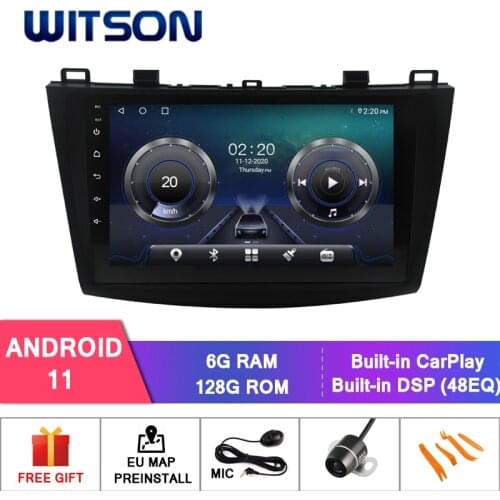 WITSON Android 10.0 CAR DVD SYSTEM for MAZDA 3 2010-2013 car dvd player link/DAB support