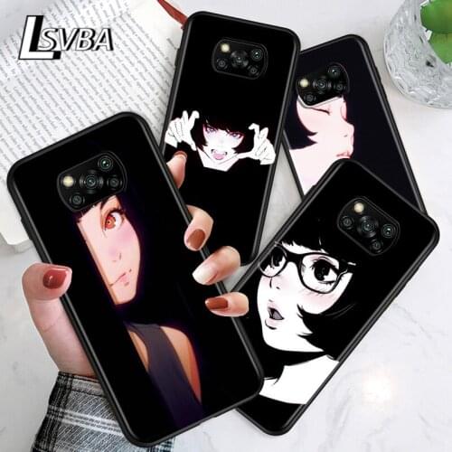 Anime Sad Dark Girl For Xiaomi Poco C3 M3 M2 X3 NFC X2 F2 Pro F1 Mi Play Mix 3 A2 Lite A1 6 5 Phone Case