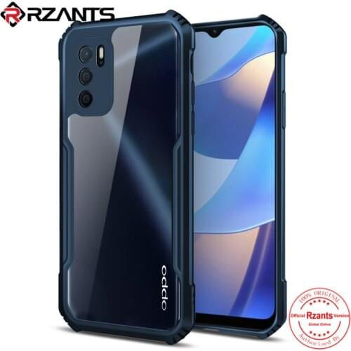 Rzants For OPPO A16 Case Hard Air Bag Protection Slim Thin Clear Crystal Cover