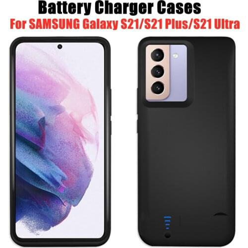 Power Bank Case For Samsung S21 Plus S21 Ultra Battery Case Extenal Battery Charging Case For Samsung Galaxy S21 Powerbank Case