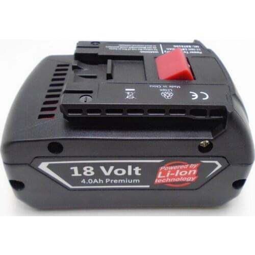 For Bosch 2 607 336 236,BAT609,BAT609G,BAT618,BAT618G 4000mah Battery with LED indicator