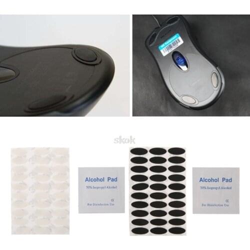 30 Pieces 0.6mm Thickness Mouse Feet Mouse Skates For Microsoft IE3.0 IO1.1 M23 dropshipping
