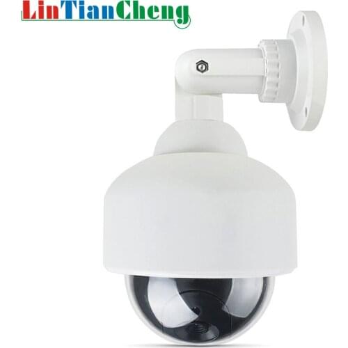 LINTIANCHENG Fake Home Security Video Surveillance With Red Led Outdoor Waterproof CCTV Dummy Camera Dome Free Shipping