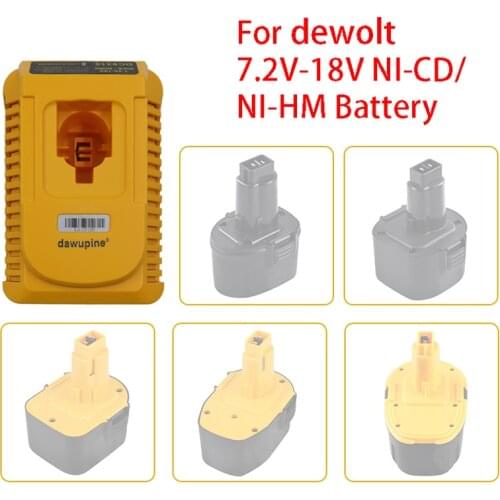 Dawupine DC9310 Nickel Battery Charger For dewolt 7.2V 9.6V 12V 14.4V 18V NI-CD NI-HM Battery AU UK US EU Plug DC9319 DE9315