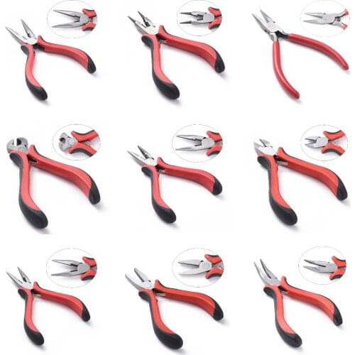 Carbon Steel Jewelry Pliers Equipment For Handcraft Beadwork Repair Beading Needlework Making DIY Tool Jewellery Accessories