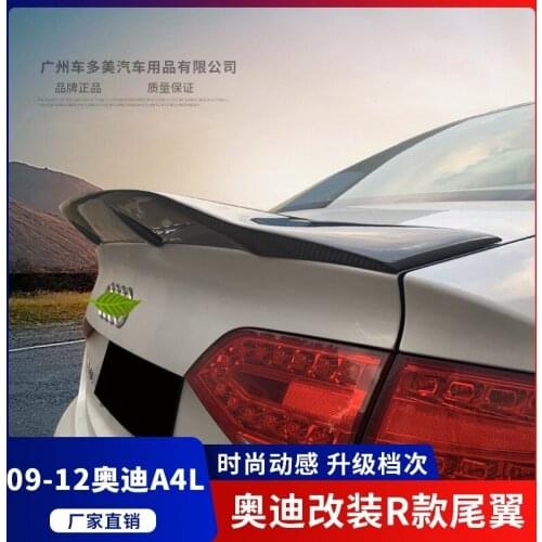 Suitable For 09-12 Audi A4b8 Horizontal Pressure Refitting, and the Tail Fixed Wing Decoration Needs No Punching