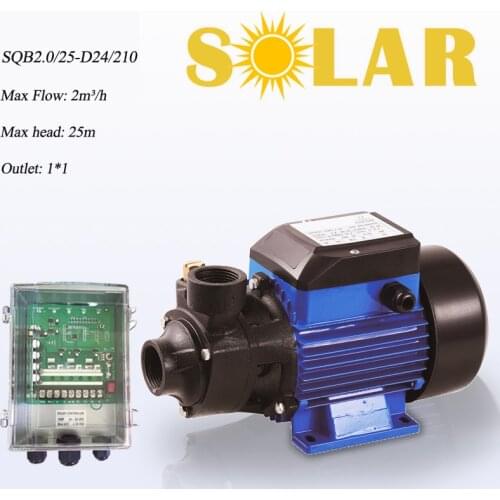 SQB2.0/25-D24/210 surface well water pump solar surface solar pump 24 v high pressure dc power 24v water surface solar pump