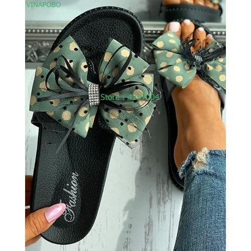 2021 Women indoor lace slippers Female Bowknot Flax Linen Flip Flops Beach Shoes Sandals Slippers claquette femme chaussure
