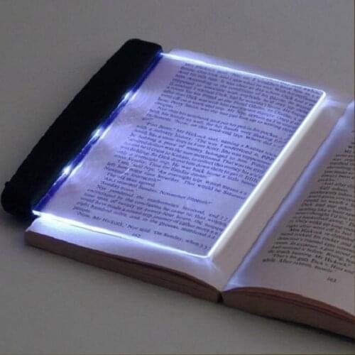 LED Book Light Flat Plate Home Light for Travel Indoor Night Reading Desk Lamp for Kids