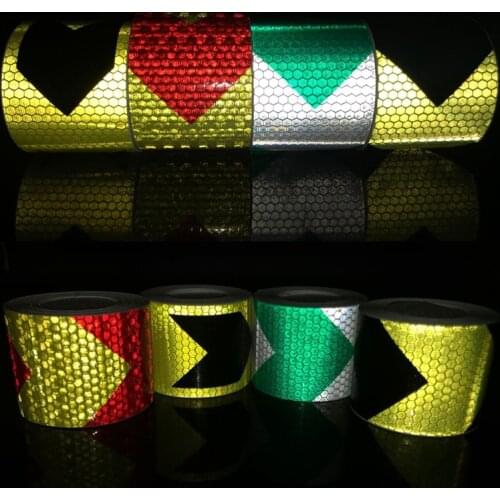 5cmx5m Reflective tape stickers car-styling Self Adhesive Warning Tape Automobiles Motorcycle Reflective Film