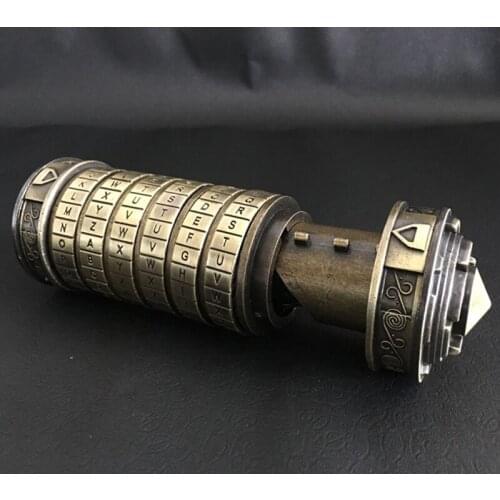 [Funny] Put ring or other gift in the Davinci Code Cryptex Valentines Day Birthday Gift Unique marriage proposal Free LOTR Ring