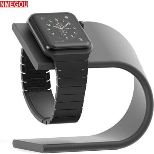Aluminum Charger Charging Holder Stand Dock Station for Apple Watch 38mm / 42mm for Aplle Iwatch Applewatch Cradle Phone Holder
