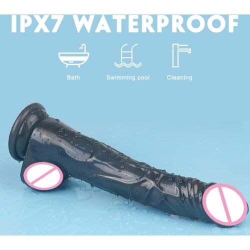 Huge Realistic Dildo 24cm Insert Length Dildos for women Super Soft With Suction Cup Sex Toys for Gay Vagina Anal Body Massage