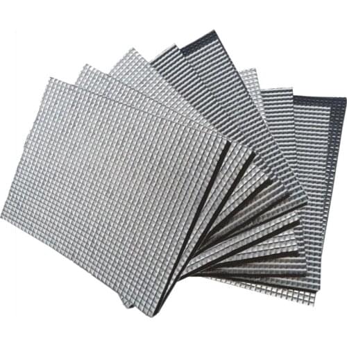 10Pcs 15mm 30*50cm Self-Adhesive Car Firewall Ceiling Door Hood Floors Trunk Sound Deadener Road Noise Dampener