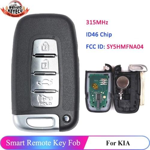KEYECU 4 Button 315MHz ID46 Chip for Kia Optima SX EX LX Hybrid 2011 2012 2013 2014 Remote Key SY5HMFNA04 Prox Smart Key