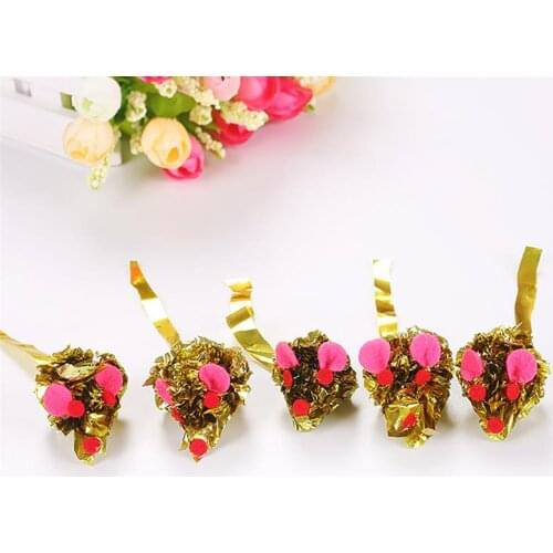 5pcs Crinkle Balls Cat Toy Cat Mylar Interactive Sound Ball Big Plastic Balls Crinkle Crackle Ring Paper Kitten Pet Play Toys