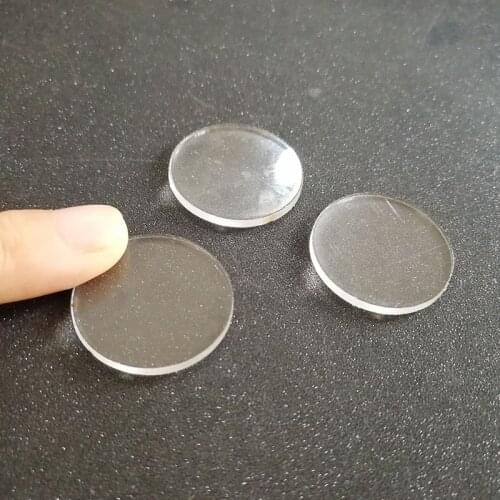 50pcs 25mm Blank Clear Matt Acrylic Round Disc Acrylic Beads Circle Ornaments Accessories Bulk Laser Cut