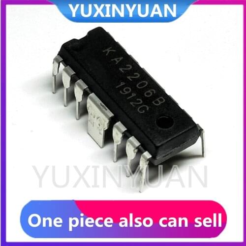 50PCS IN STOCK KA2206B 2206 DIP14