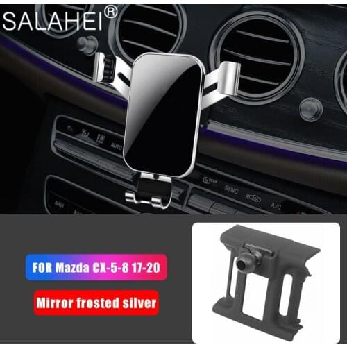 Phone Holder For Mazda CX-5 2017 2018 2019 2020 Adjustable Interior Dashboard Air Vent Mount Support Clip Car Smartphone Holder