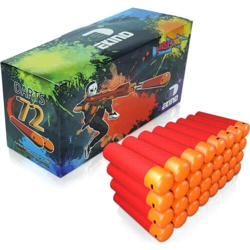 EKIND 9.5cm Foam Darts Compatible for Nerf N-Strike Elite for Mega Series Dart Refill Pack for Kids gifts
