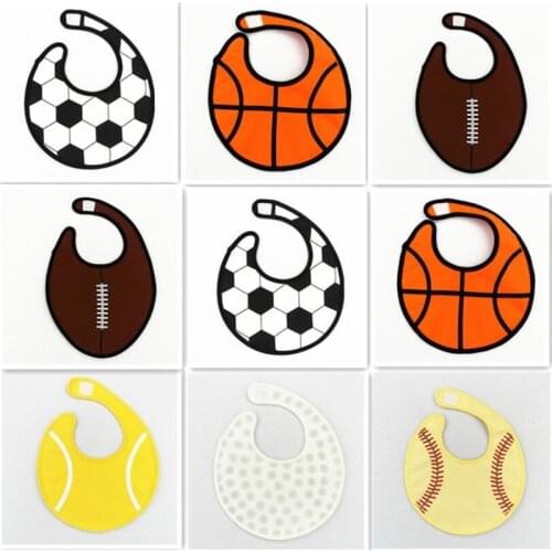 Cotton Bandana Bibs Baby Waterproof Bibs Basketball Football Baseball Newborn Baby Feeding Absorbent Cloth Baby Burp Cloths