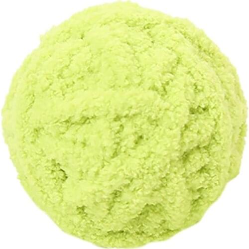 Kapmore 1pc Cat Ball Toy Pet Accessories Interactive Solid Color Woolen Kitten Soft Ball Pet Supplies