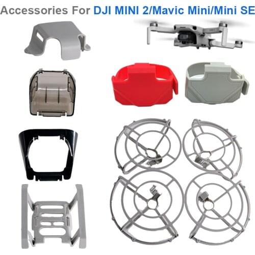 Mini 2 Landing Gear Lens Hood Props Holder Propeller Guard Battery Buckle accessories For mavic mini/dji mini 2/mini se Drone