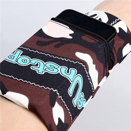 Multifunctional Band Zipper Ankle Wrap Sport Wrist Strap Wallet Storage Bag Case Badminton Basketball Wristband Sweatband