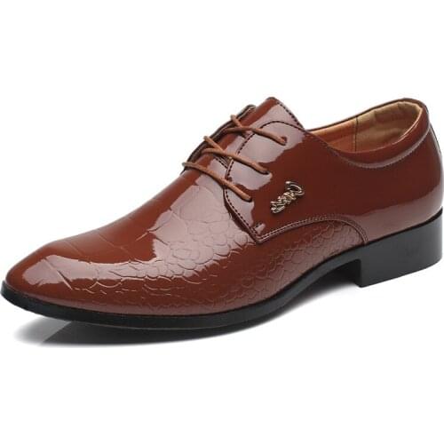 Mazefeng 2020 Men Formal Shoes Leather Business Casual Shoes High Quality Men Dress Office Luxury Shoes Male Breathable Oxfords