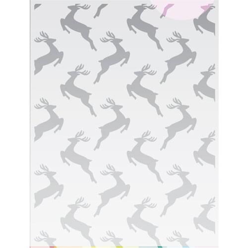 New for 2021Prancing Reindeer Stencil Scrapbook Diary Decoration Embossing Template Diy Greeting Card Handmade Maker Albums