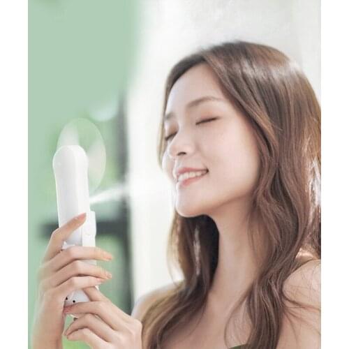 Mini Handheld USB Fan Portable Personal Handy Fan 10 hs Run Time Portable Mini Spray Humidifier Rechargeable for Kids