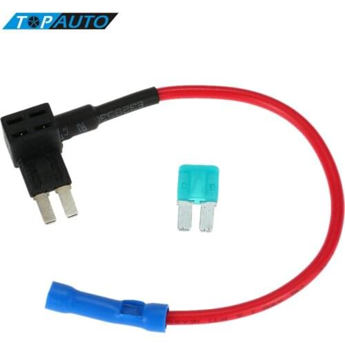 Micro 2 Micro II ATA Standard Fuse Add A Circuit 32V 15A Car Blade Fuse Auto Vehicle Circuit Protection with Fuse Adapter