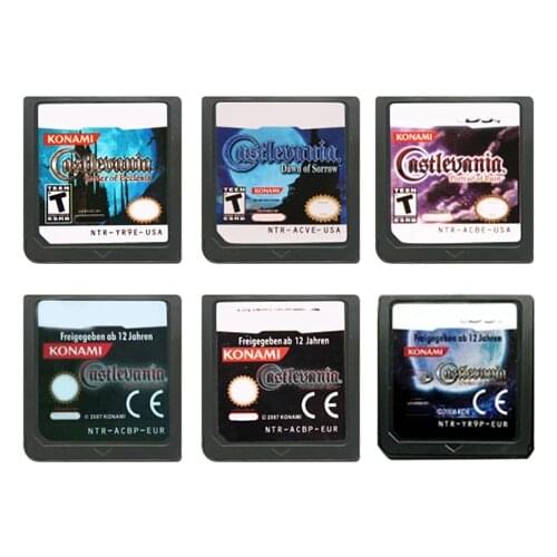 Superior US EUR Version Memory Card for Nintendo DS 3DS 2DS English Language Castlevania Series