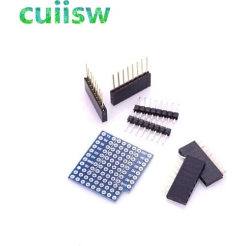 ProtoBoard Shield for WeMos D1 mini double sided perf board Compatible