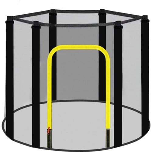 Trampoline Replacement Net 1.2-1.5m Trampoline Safety Net UV-Resistant Garden for 3.97ft/4.59ft/4.92ft 6 Poles Trampolines Net