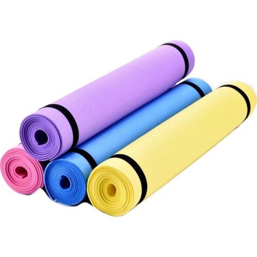 EVA women men Moisture Absorbing Non Slip Fitness Pilates Yoga Mat thick Outdoor Sports Camping Pad fitness gym mat