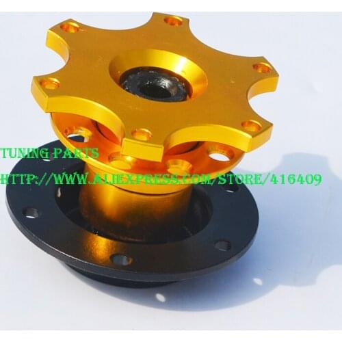 Top Quality Universal Formula Gold Steering Wheel Quick Release Hub