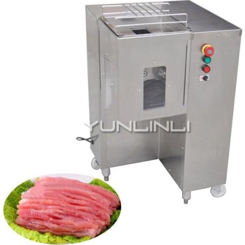 YUNLINLI Multifunctional Meat Slicer Vertical Meat Slicing Machine Commercial Meat Shredder Meat Processing Equipment QJA-50