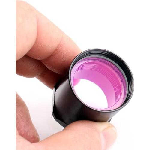 Replace surefire 6P/G2/3P/9P lens with violet coated tempered glass