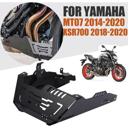 Motorcycle Engine Protection Cover Chassis Under Guard Skid Plate Protective For Yamaha MT07 MT 07 XSR700 XSR 700 Accessorie